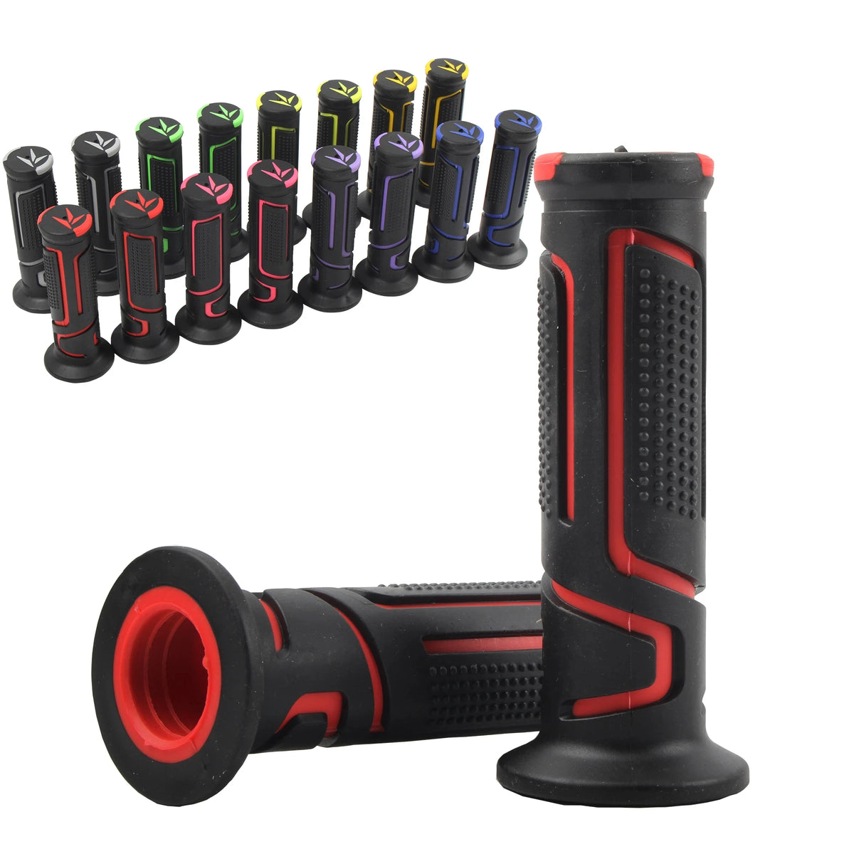   Universal Motorbike Brake Handle Bar Grips for Yamaha, Kawasaki, and Suzuki