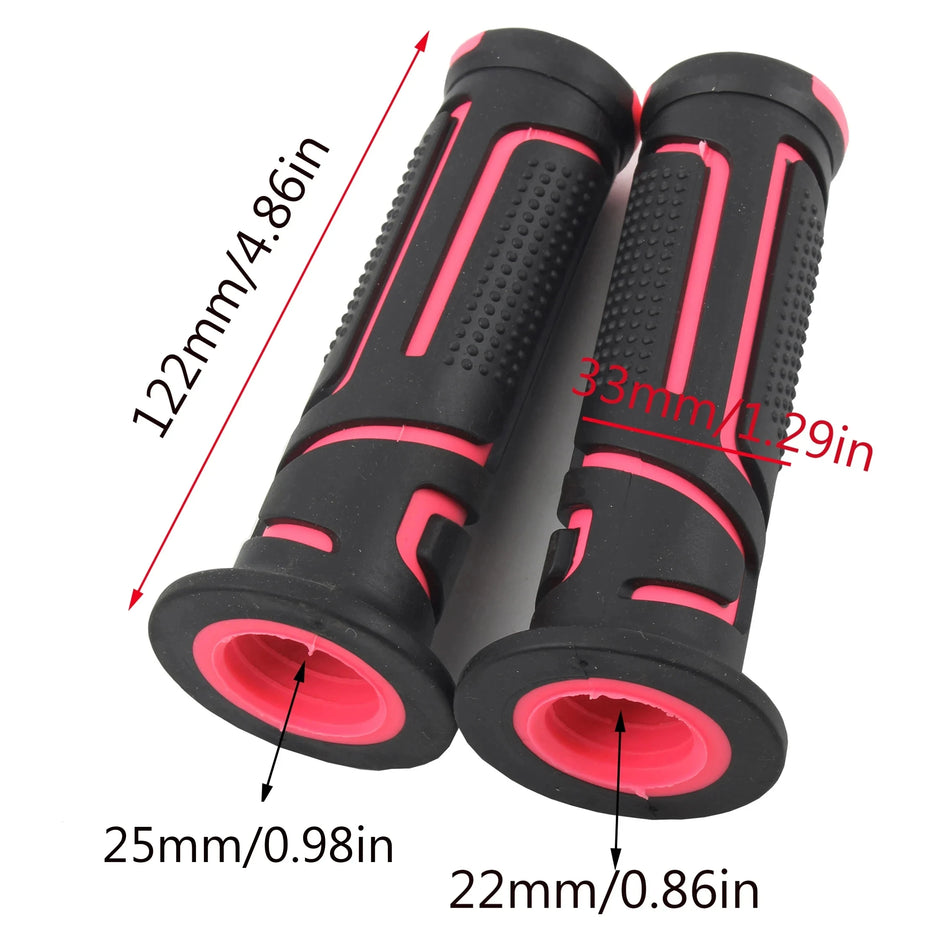   Universal Motorbike Brake Handle Bar Grips for Yamaha, Kawasaki, and Suzuki