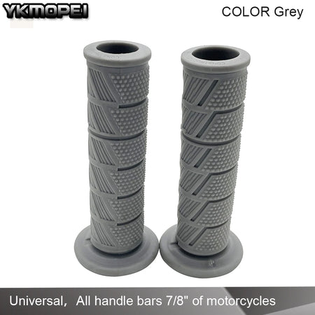   Universal 7/8'' 22mm Motorcycle Handle Bar Grips for Yamaha, Kawasaki, Suzuki, Honda, Cafe Racer, Dirt Bike