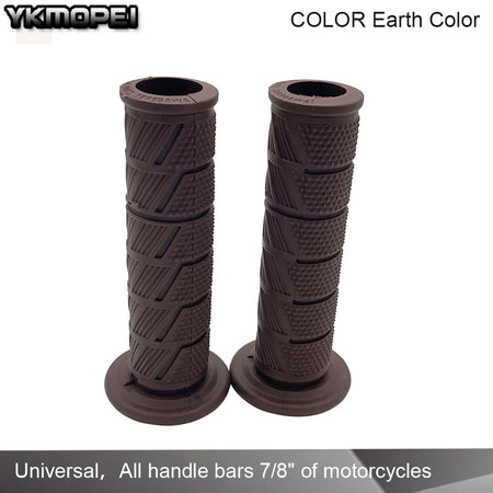   Universal 7/8'' 22mm Motorcycle Handle Bar Grips for Yamaha, Kawasaki, Suzuki, Honda, Cafe Racer, Dirt Bike