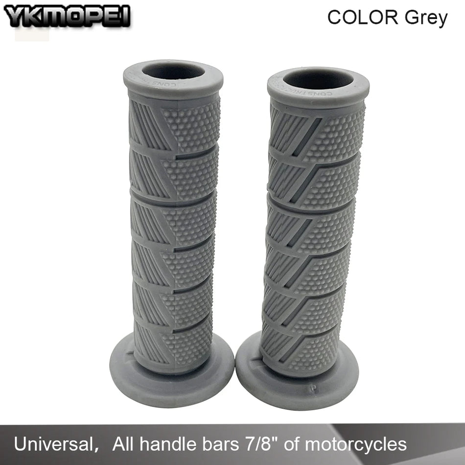   Universal 7/8'' 22mm Motorcycle Handle Bar Grips for Yamaha, Kawasaki, Suzuki, Honda, Cafe Racer, Dirt Bike