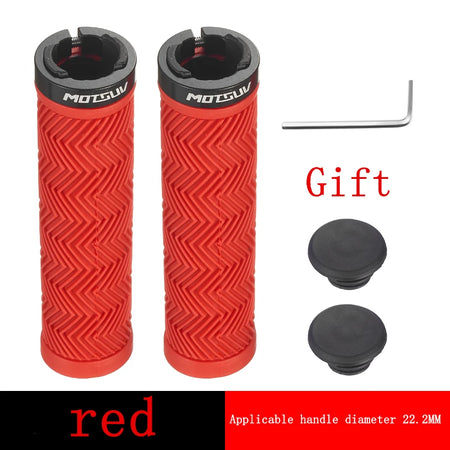   MOTSUV MTB Bicycle Grips - Non-slip Rubber Handlebar Grip
