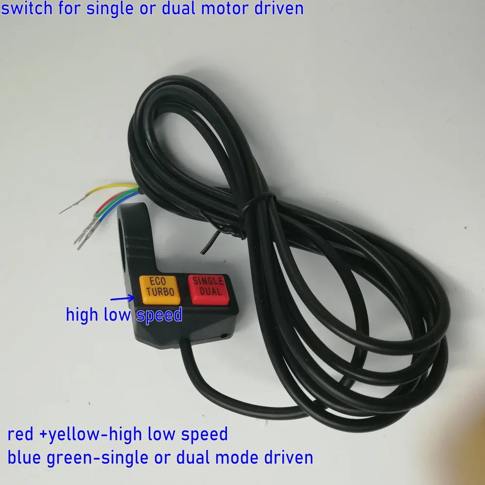   High Low Speed/Boost Control Switch for Electric Bikes