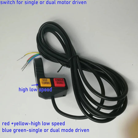   High Low Speed/Boost Control Switch for Electric Bikes