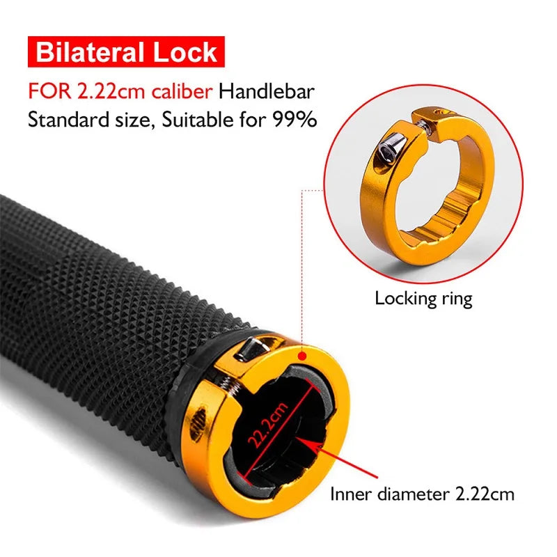   BMX Bike Handlebar Grips - Non-slip Rubber Grips