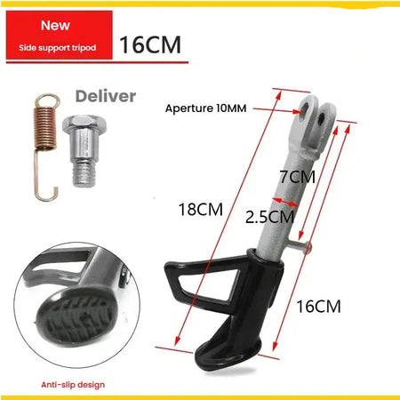 heavy duty motorcycle kickstand accessory