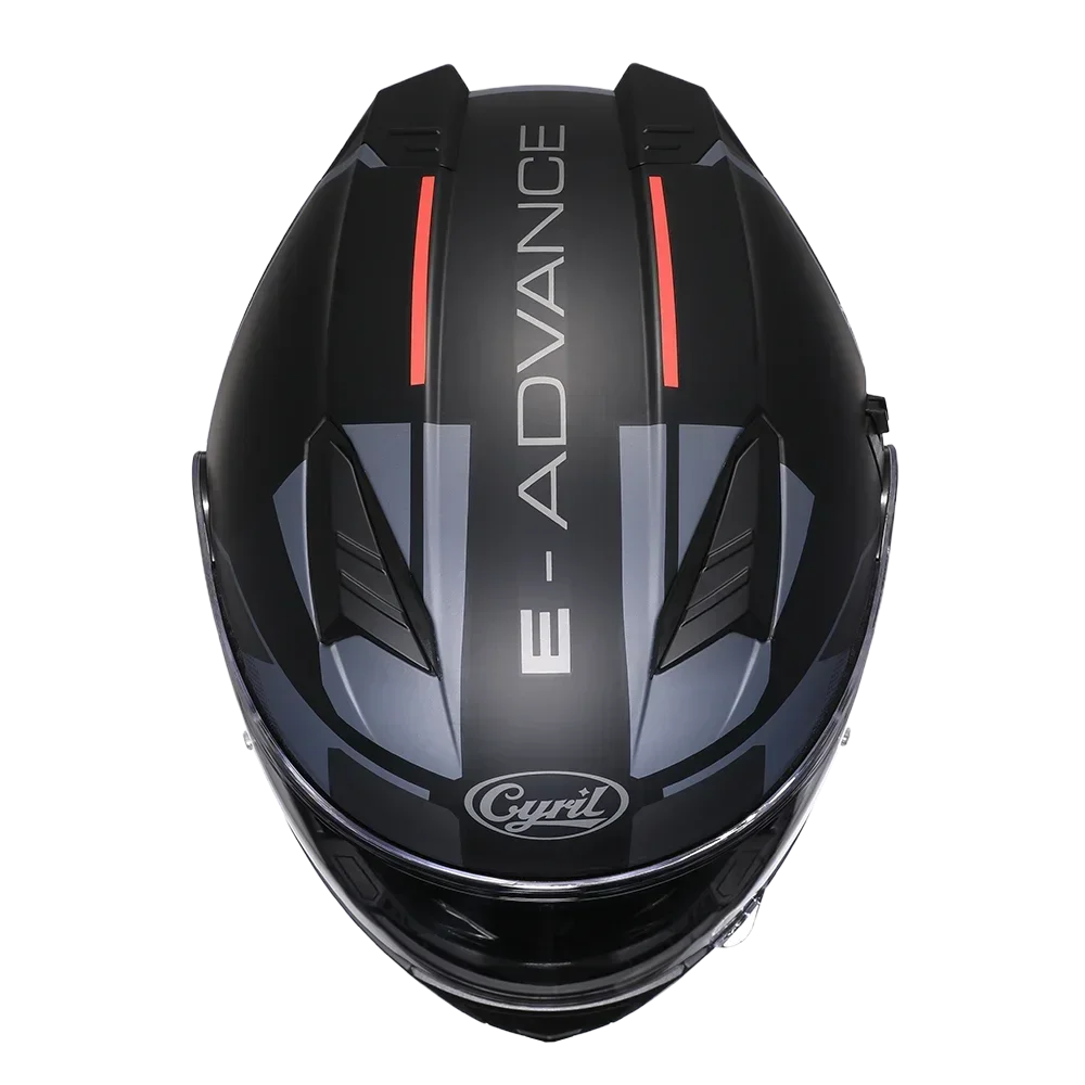   Motorcycle Helmet Dual Visor Modular Flip-Up Full Face Helmet