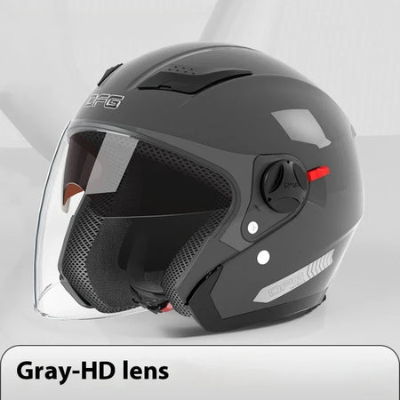   DFG Electric Motorcycle Helmet 3/4 Flip-Up Helmet