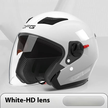   DFG Electric Motorcycle Helmet 3/4 Flip-Up Helmet