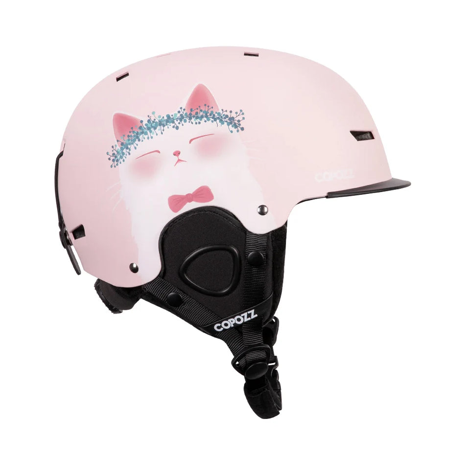  Cartoon Ski & Cycling Helmet for Kids and Adults