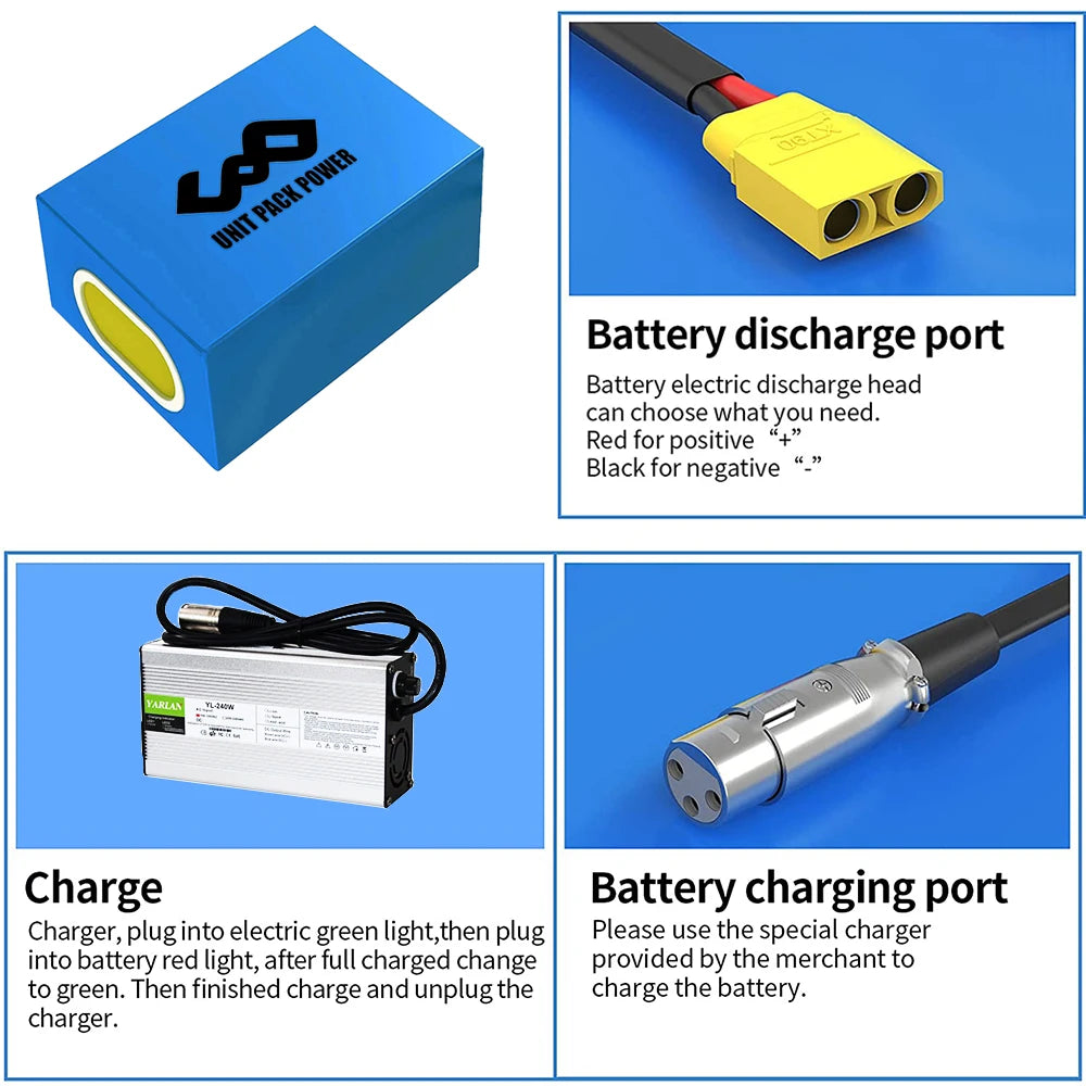 high capacity 20Ah to 40Ah lithium battery pack
