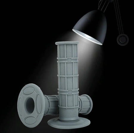 high traction waffle pattern bike grips