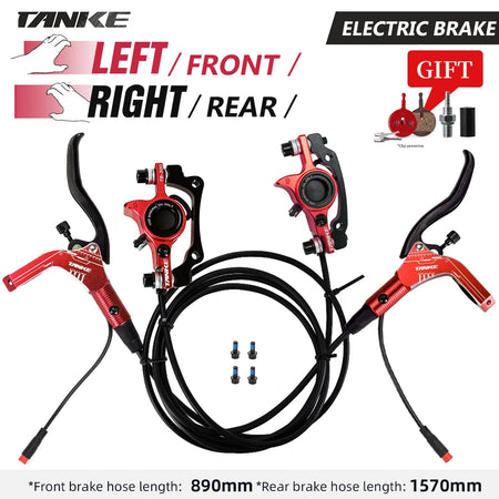   TANKE E-Bike MTB Hydraulic Disc Brake Set