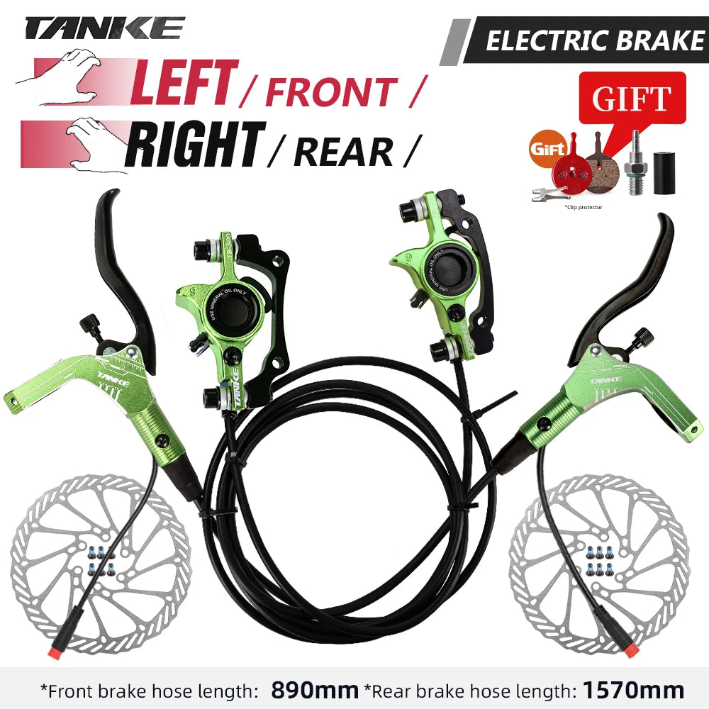   TANKE E-Bike MTB Hydraulic Disc Brake Set