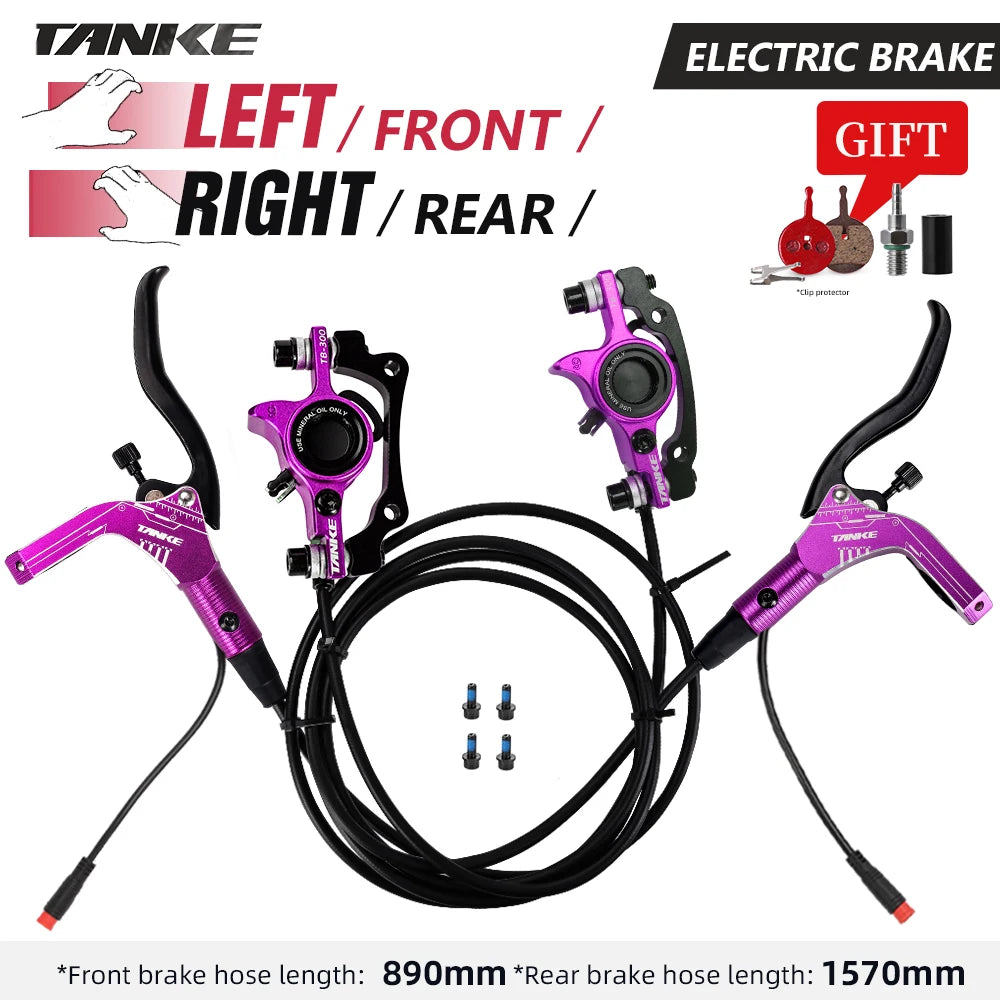   TANKE E-Bike MTB Hydraulic Disc Brake Set