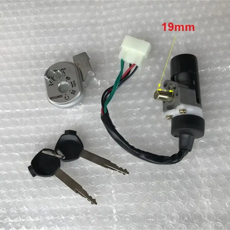  Motorcycle Ignition Switch Key Lock Set for Scooter GY6