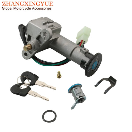   Scooter Ignition Switch Seat Lock Key Set for SYM Jet 4