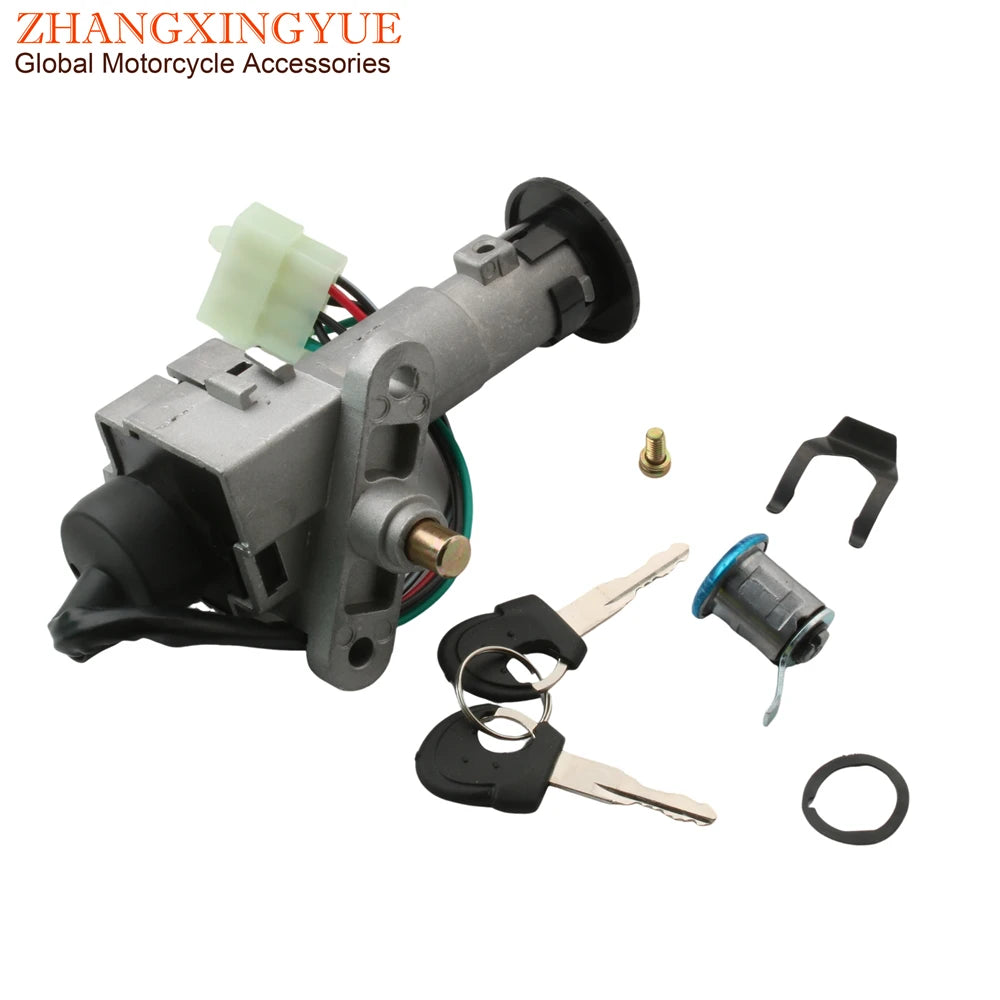   Scooter Ignition Switch Seat Lock Key Set for SYM Jet 4