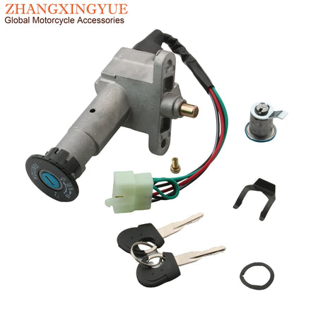   Scooter Ignition Switch Seat Lock Key Set for SYM Jet 4