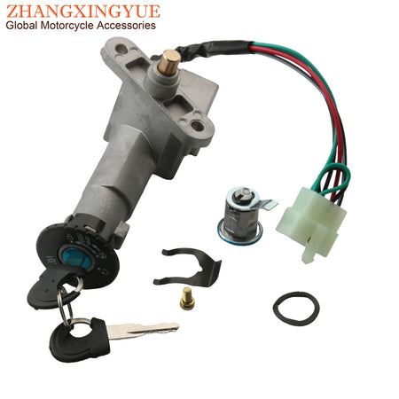   Scooter Ignition Switch Seat Lock Key Set for SYM Jet 4