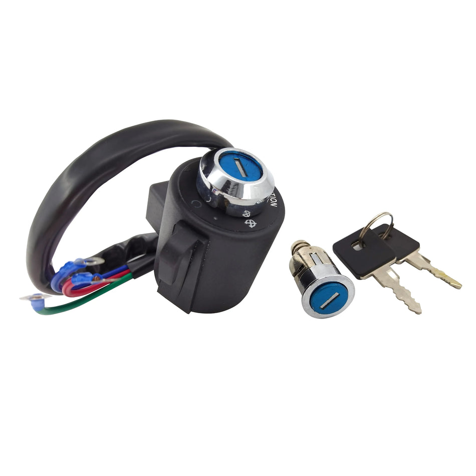   Motorcycle Ignition Switch Lock with 2 Keys for Harley Sportster XL 883 1200 (1995-2003)