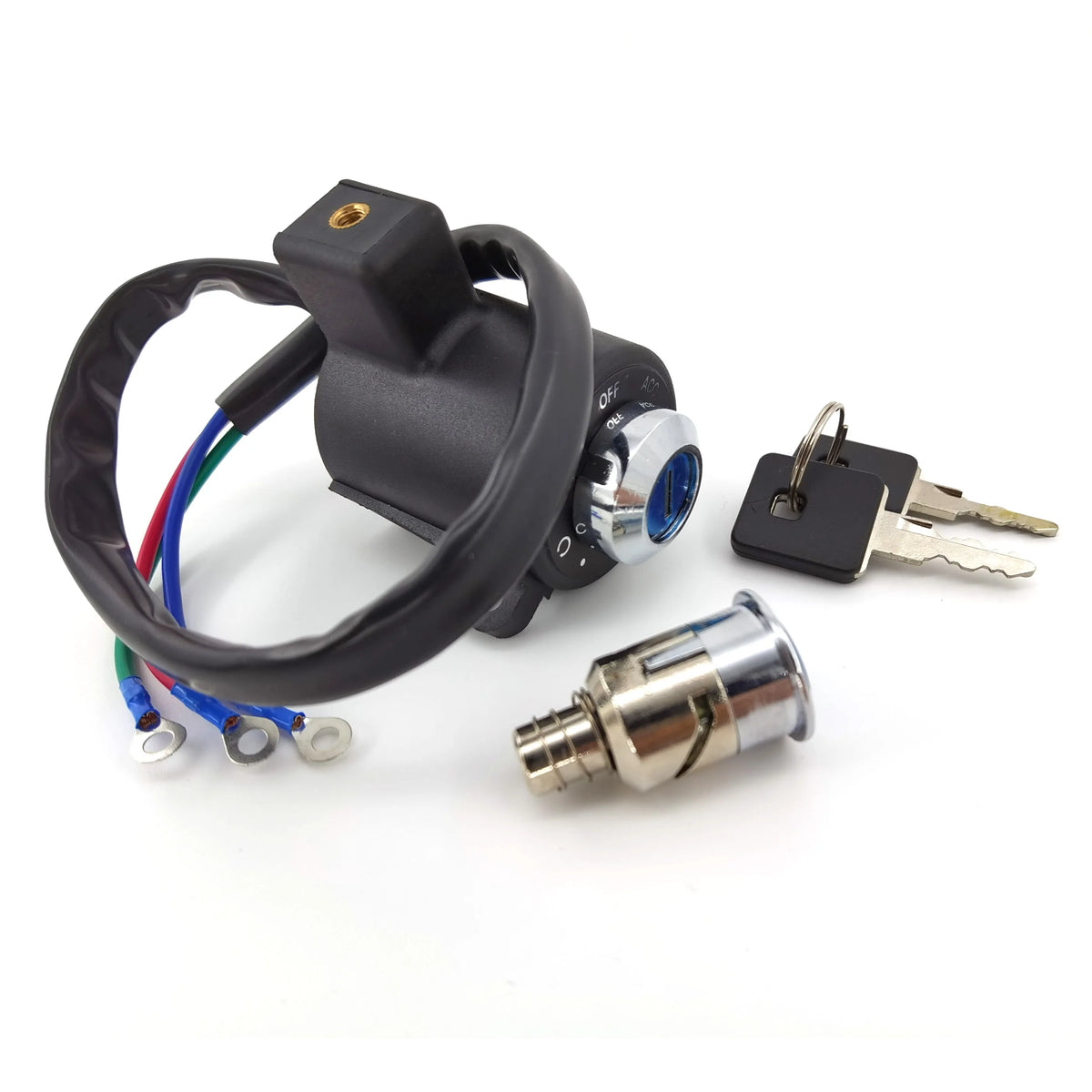   Motorcycle Ignition Switch Lock with 2 Keys for Harley Sportster XL 883 1200 (1995-2003)