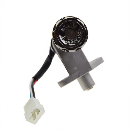 Ignition switch key set for gy6 gas bikes, featuring durable metal and plastic components for scooters.
