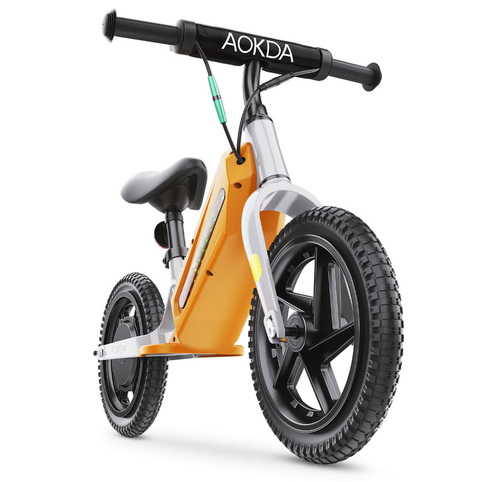 Kids Electric Scooter 180W Motor 12-Inch | Bluetooth, Color Lights, Power-Off Brake