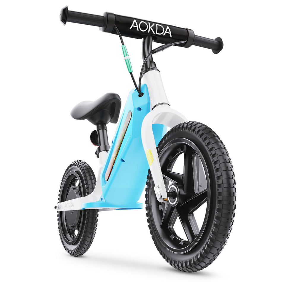 Kids Electric Scooter 180W Motor 12-Inch | Bluetooth, Color Lights, Power-Off Brake