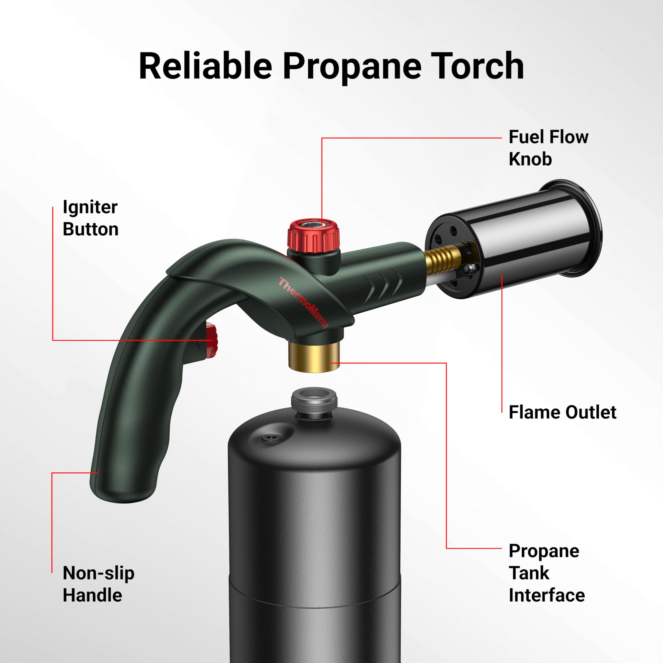   Powerful Propane Torch for Culinary Excellence