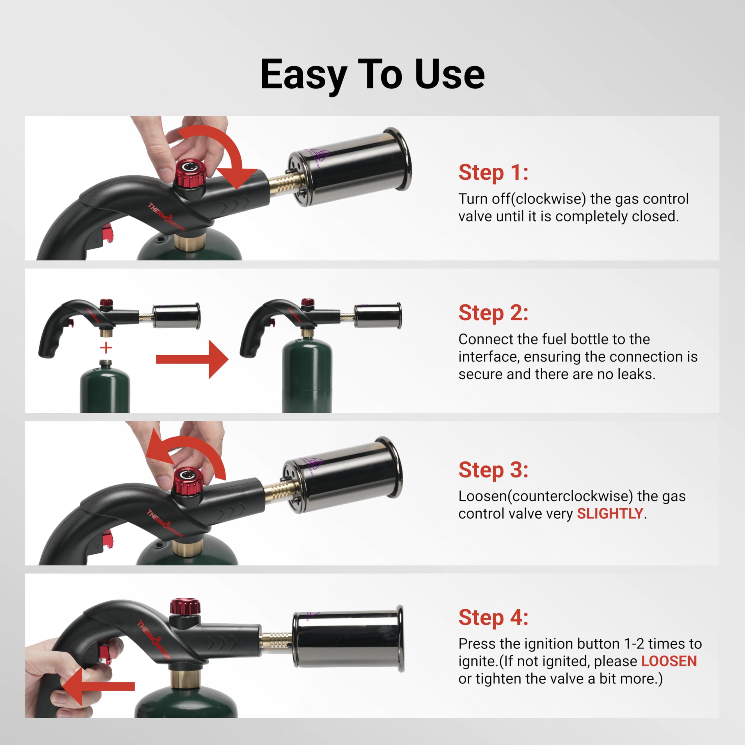   Powerful Propane Torch for Culinary Excellence