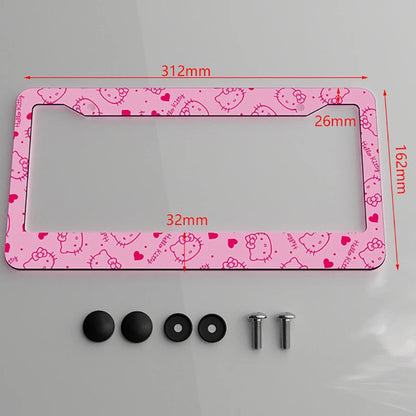 license plate holder