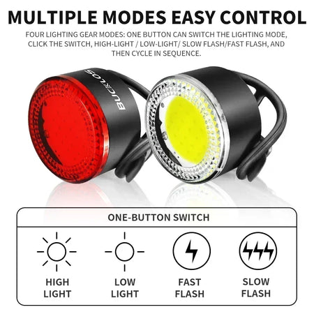   BUCKLOS LED Bicycle Lights Set