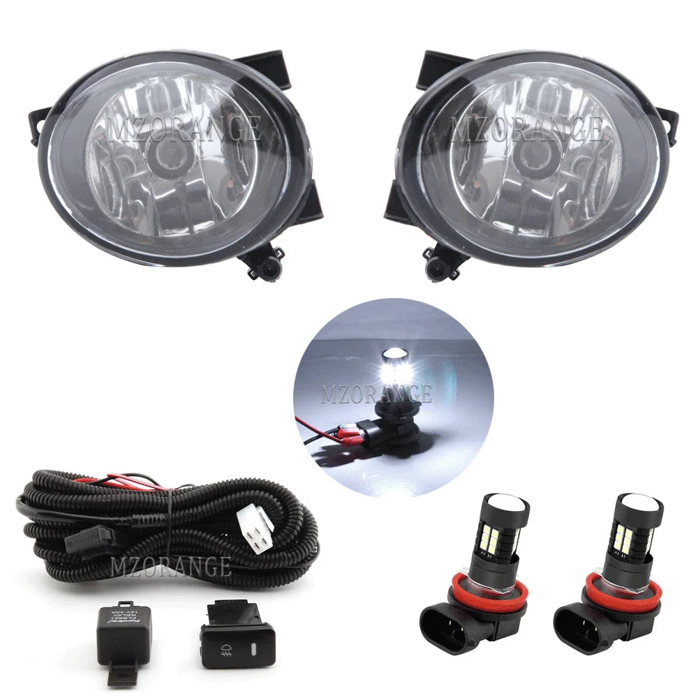   LED Fog Lights for VW Jetta 6 MK6, Golf 6 MK6, Caddy, Touran, and Tiguan