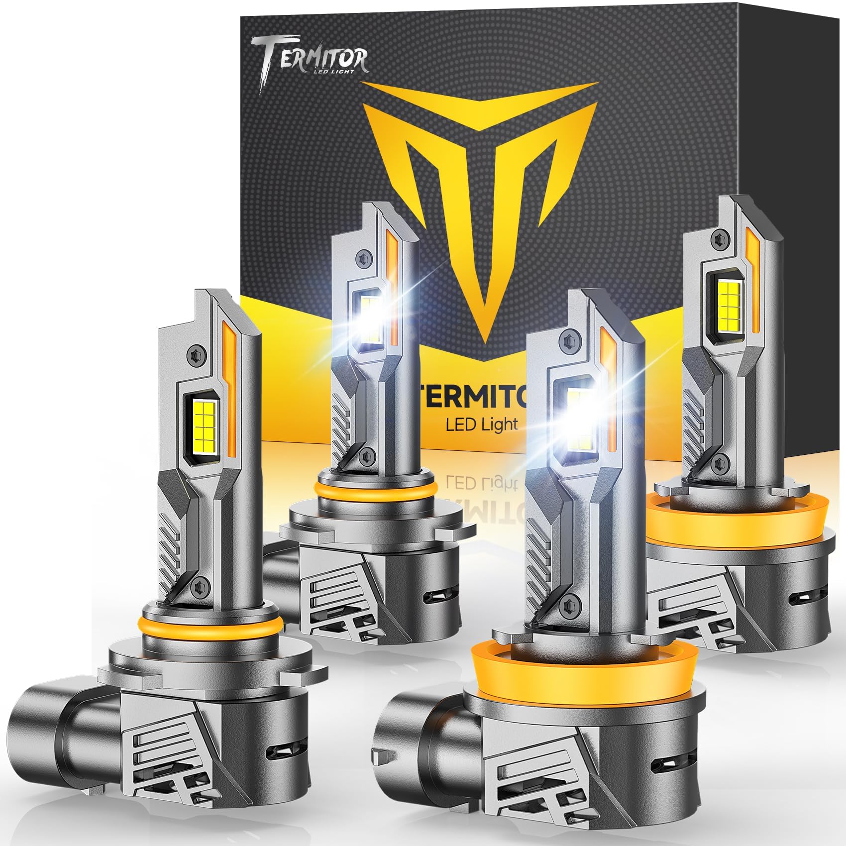   D1S Xenon HID Headlight Bulbs - 400% Enhanced Brightness, 6000K Cool White, Pack of 2