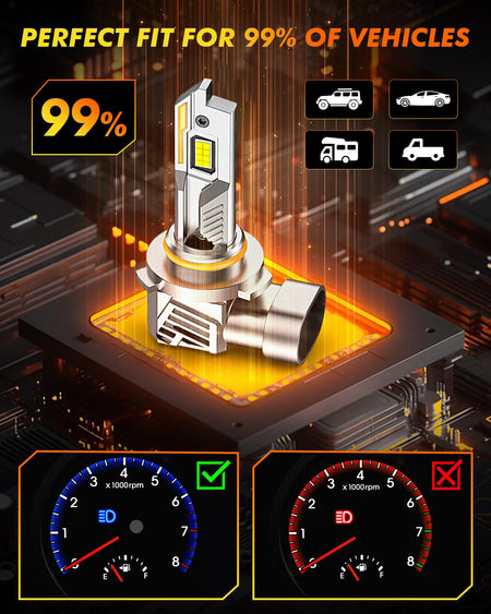   D1S Xenon HID Headlight Bulbs - 400% Enhanced Brightness, 6000K Cool White, Pack of 2