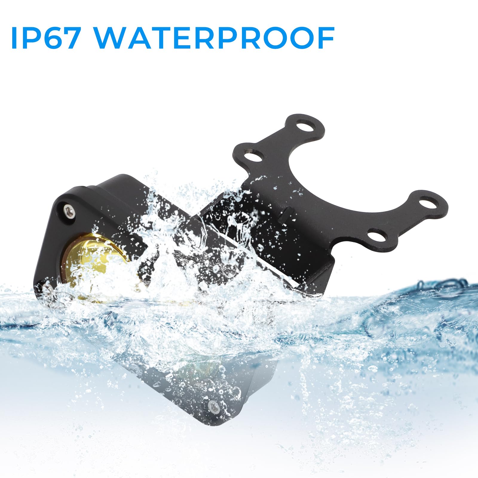   Dirtbike Headlight Kit for Sur-Ron Segway X260 & Talaria Sting R MX4 - LED Yellow Light Bar with Blue Switch