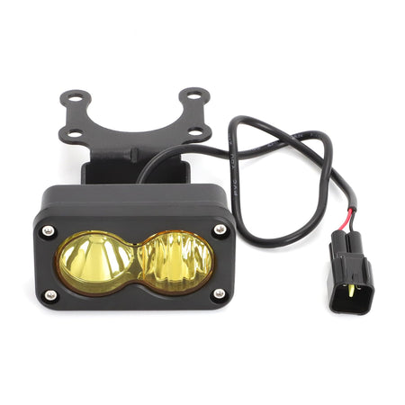   Dirtbike Headlight Kit for Sur-Ron Segway X260 & Talaria Sting R MX4 - LED Yellow Light Bar with Blue Switch