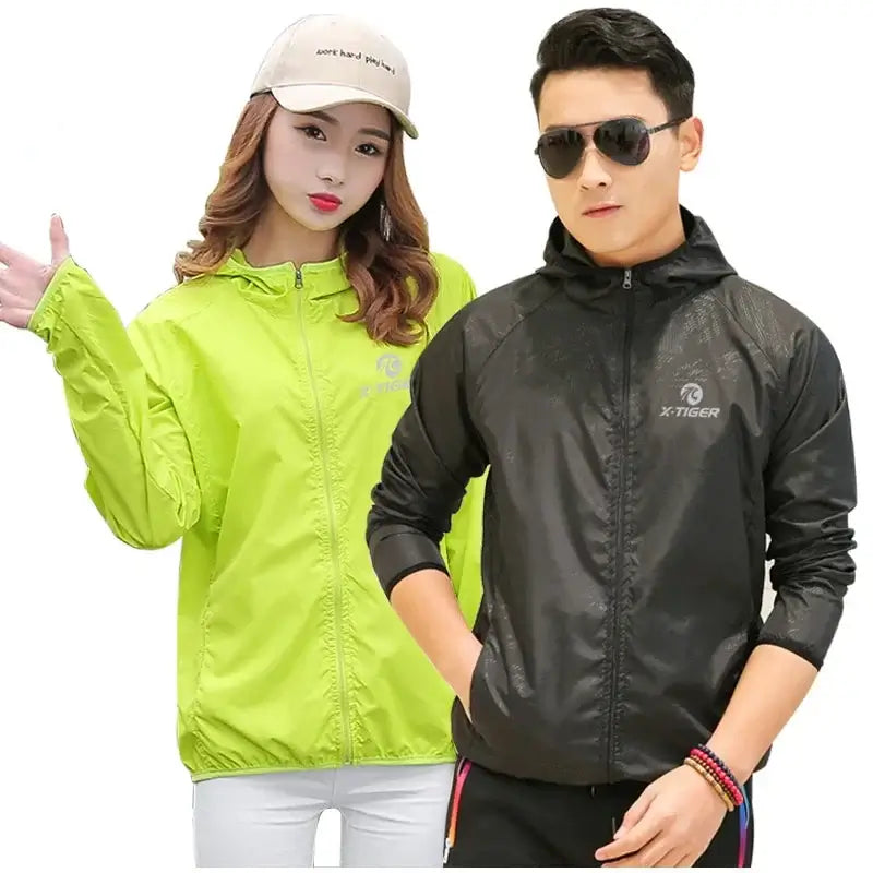 lightweight polyester nylon bike jacket