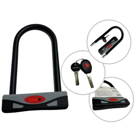   Shackle Lock 170x270mm Heavy Duty High-Security Anti-Theft Lock with Thick Shackle