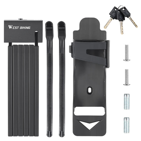   WEST BIKING Foldable Bike Lock