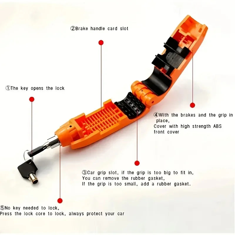   Mini Electric Vehicle Bike Anti-Theft Lock Set