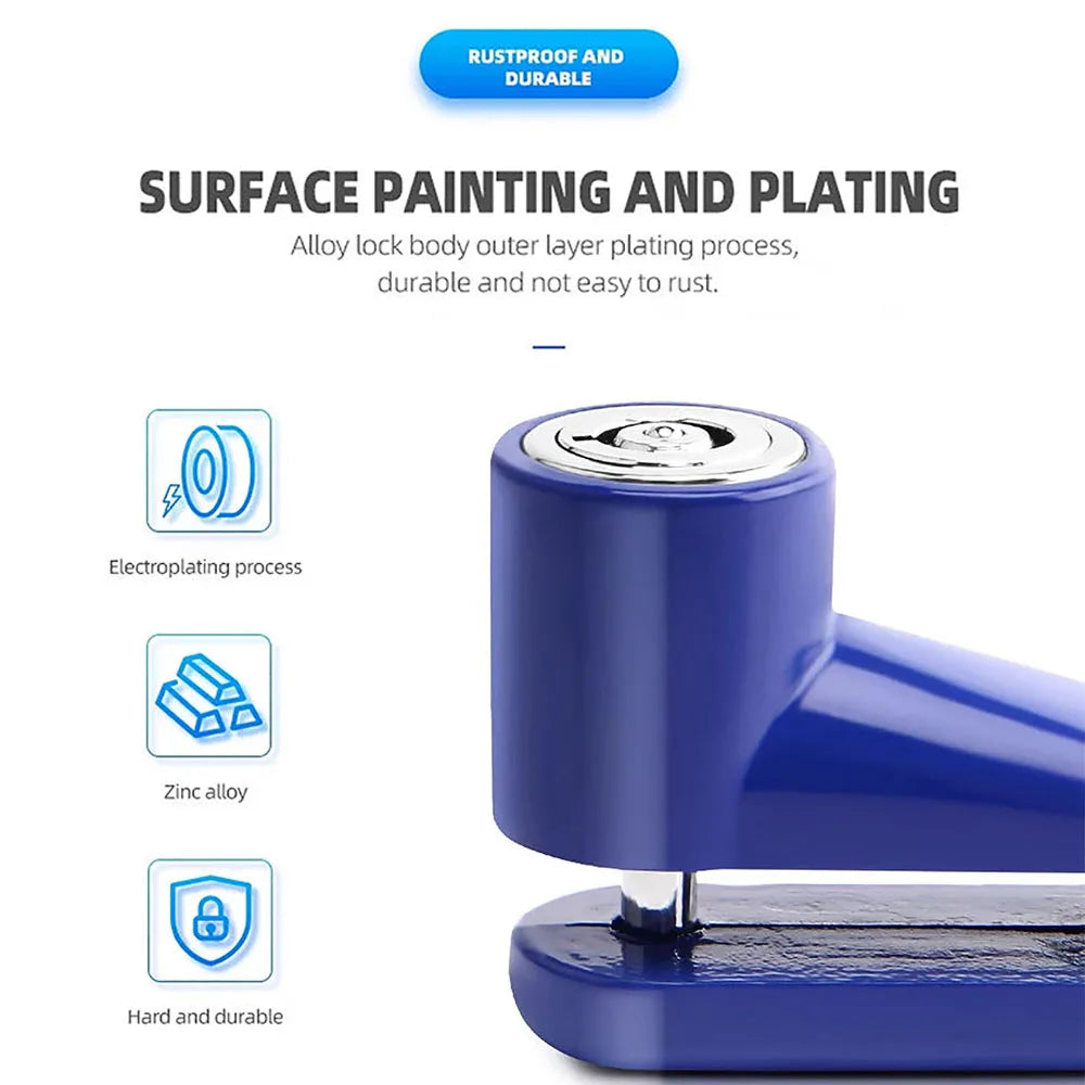   Anti-theft Disc Lock for Scooters & Bikes