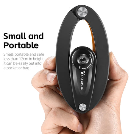  WEST BIKING Foldable Bicycle Lock