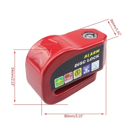   Motorcycle Bicycle Lock Alarm Padlock