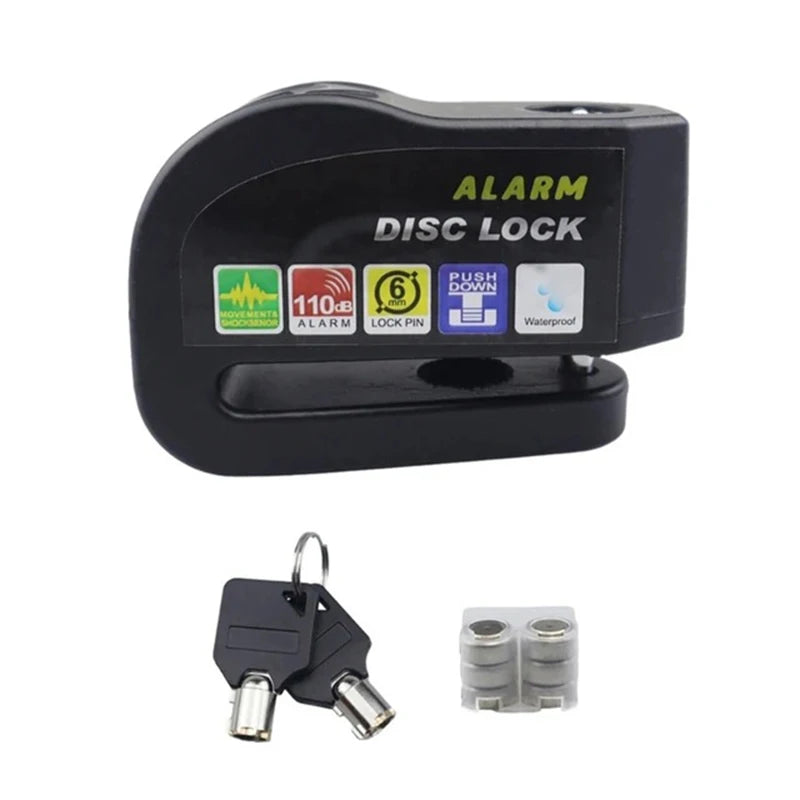   Motorcycle Bicycle Lock Alarm Padlock