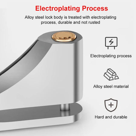   Motorcycle Waterproof Disc Brake Lock