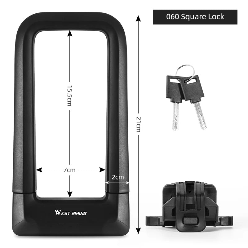   WEST BIKING Bicycle U-lock