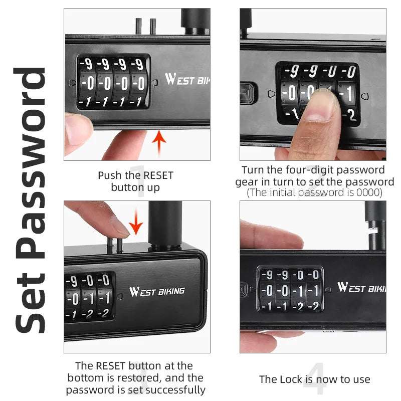   WEST BIKING U Lock - Heavy Duty Security Lock