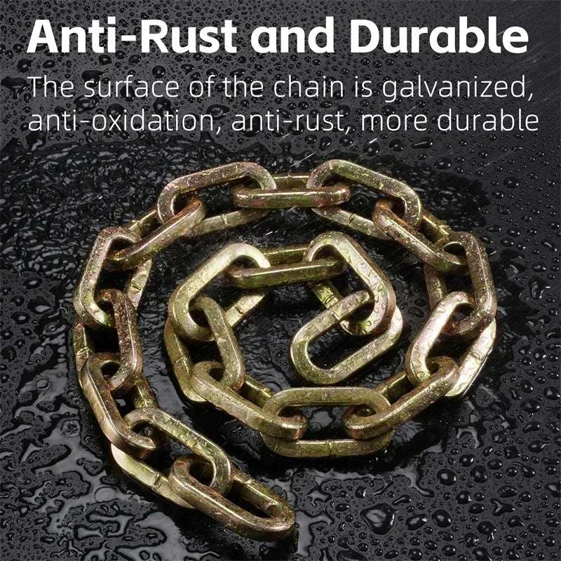   WEST BIKING Heavy Duty 4KG Chain Lock 2-in-1 U Lock